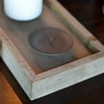 thumbnail image 2 of Tribeca Plank Tray, Votive 4 Candelabra, Mantles or Centerpiece Placement, Handmade, Wood and Metal, 20.75 inches, 2 of 7