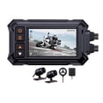 thumbnail image 2 of Dual 1080P Full HD Motorcycle Dashcam 3 Inch Waterproof IP67 Camera Motorcycle DVR Dash Cam Black GPS Box ,Clear Images, 2 of 7