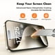 thumbnail image 5 of Protector de pantalla UnbreakCable para iPhone 15 Pro de 6.1 pulgadas, paquete de 3, 5 of 9