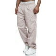 thumbnail image 2 of LIUJUNSHOP Men's Cargo Pants Men's Versatile All Season Cargo Pants Outdoor Trousers with Zip Button Hem and Multiple Pockets for, 2 of 6