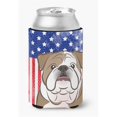 thumbnail image 1 of American Flag & English Bulldog Can or Bottle Hugger, 1 of 1