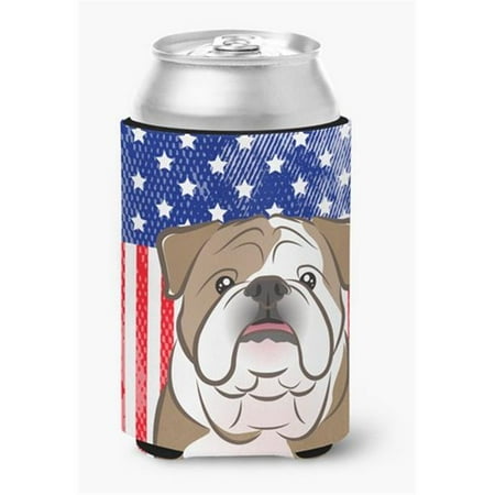

American Flag & English Bulldog Can or Bottle Hugger