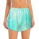 thumbnail image 2 of Balery Cyan Mint Marble Pantalones cortos deportivos para mujer con forro y dos bolsillos, elásticos, para entrenamiento, gimnasio, yoga-Small, 2 of 7
