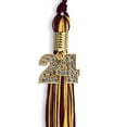 thumbnail image 5 of Endea Graduation Maroon/Gold Mixed Color Graduation Tassel with Gold Date Drop, 5 of 11