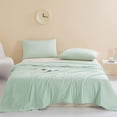 thumbnail image 4 of Tyidzon Bedding Cool Feeling Skin Friendly Solid Color Washed Cotton Summer Breathable Comforter, 4 of 6