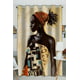 GCKG Femme Africaine Fenêtre Rideau Cuisine Rideau Fenêtre Rideaux Panneau pour Salon Chambre Taille 52 (W) X 84 (H) Pouces (une Seule Pièce) – image 1 sur 4
