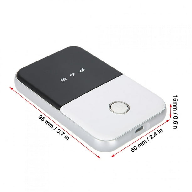 4G Pocket WIFI Router LTE Módem Inalámbrico de Viaje Desbloqueado con Tarjeta SIM, se Requiere 4G Mobile LTE MIFI Router en el Hogar y en el Extranjero para Teléfonos Inteligentes, Tabletas, etc AMONSEE No