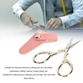 thumbnail image 3 of Stainless Steel Scissors Set with Leather Cover,  Blades, Ergonomic Design, Versatile Crafting Tool for Embroidery, Sewing, and Knitting, 3 of 7
