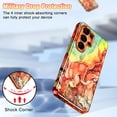 thumbnail image 3 of CASEFIV for Samsung Galaxy S26 Ultra Case,Marble Pattern Design Slim Rugged Shockproof Protective Anti-Scratch Phone Cover for Women Men Girls,Orange Marble, 3 of 7