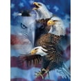 thumbnail image 2 of SUNSOUT INC - Patriotic Eagles - 1000 pc Jigsaw Puzzle by Artist: Steven Michael Gardner - Finished Size 20" x 27" - MPN# 46530, 2 of 5