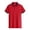 Red, variant on Adult Men Polo Shirts Short Sleeve Button Tee Shirts Loose Fit White T Shirts for Man