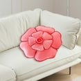 thumbnail image 4 of BKRE Coussin Rond Rose 3D 19.7 Pouces Doux en Forme de Rose Fait Main Décoratif pour Sol, 4 of 4