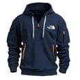 thumbnail image 3 of 2024 Drop Shoulder Hooded Sweatshirt Men Women Large Size Loose Pullover Fashion Sweatshirt Multi Pocket Zipper S-3XL, 3 of 4