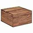 thumbnail image 3 of Cal Mil 3628-7-78 Mid-Century Walnut Square Crate Riser - 12 x 12 x 7 in., 3 of 3