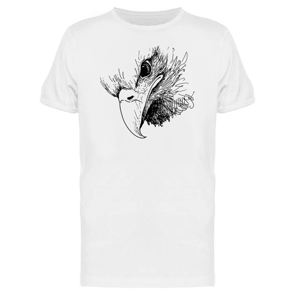 Drawing Of An Eagle Face Tee Men's -Image by Shutterstock