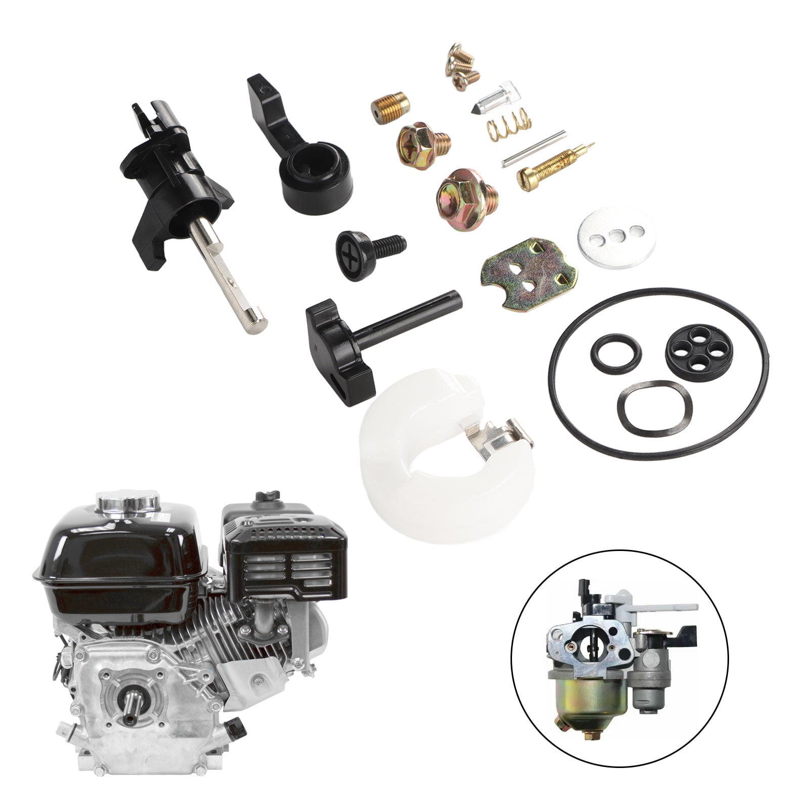 Carburetor Rebuild Kit For Honda GX160 GX200 5.5HP 6.5HP 16010-ZE1-812