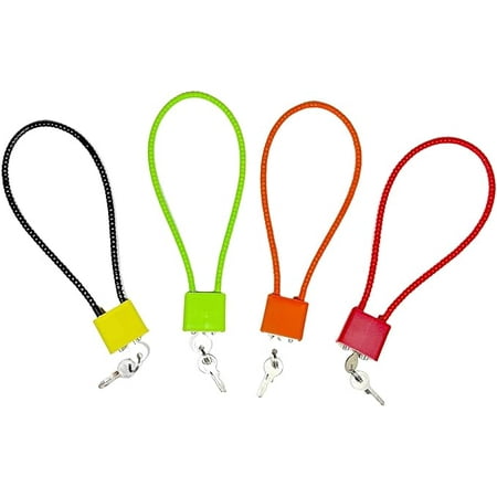 Cable Gun Locks with Keys - Keyed Different 15 Cable Gun Safe Lock for Pistols Rifles and Shotguns Home and Storage Firearm Locking and Safety 15 * 4 Keyed Different Color