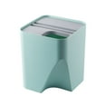 thumbnail image 2 of NUZYZ Kitchen Trash Bin Sorting Waste Recycling Storage Cooking Wet Dry Garbage Can, 2 of 8
