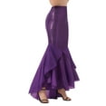 thumbnail image 4 of iiniim Women's Flattering Sequin Mermaid Tail Costume Halloween Princess Party Maxi Skirt, 4 of 7