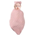 thumbnail image 2 of 3 Pack Baby Newborn Hats Set Knot Beanie Hats Soft for Infant Baby Girls Boys Caps 0-6 Months Pink 0-1 Years, 2 of 7