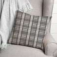 thumbnail image 3 of Creative Products Busy Plaid Gray 18 x 18 Indoor / Outdoor Pillow, 3 of 3