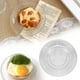 thumbnail image 2 of Glass Dinner Plates Vintage Clear Glass Embossed Dessert Plates Large Capacity Space Saving Fruit Tray, 2 of 5