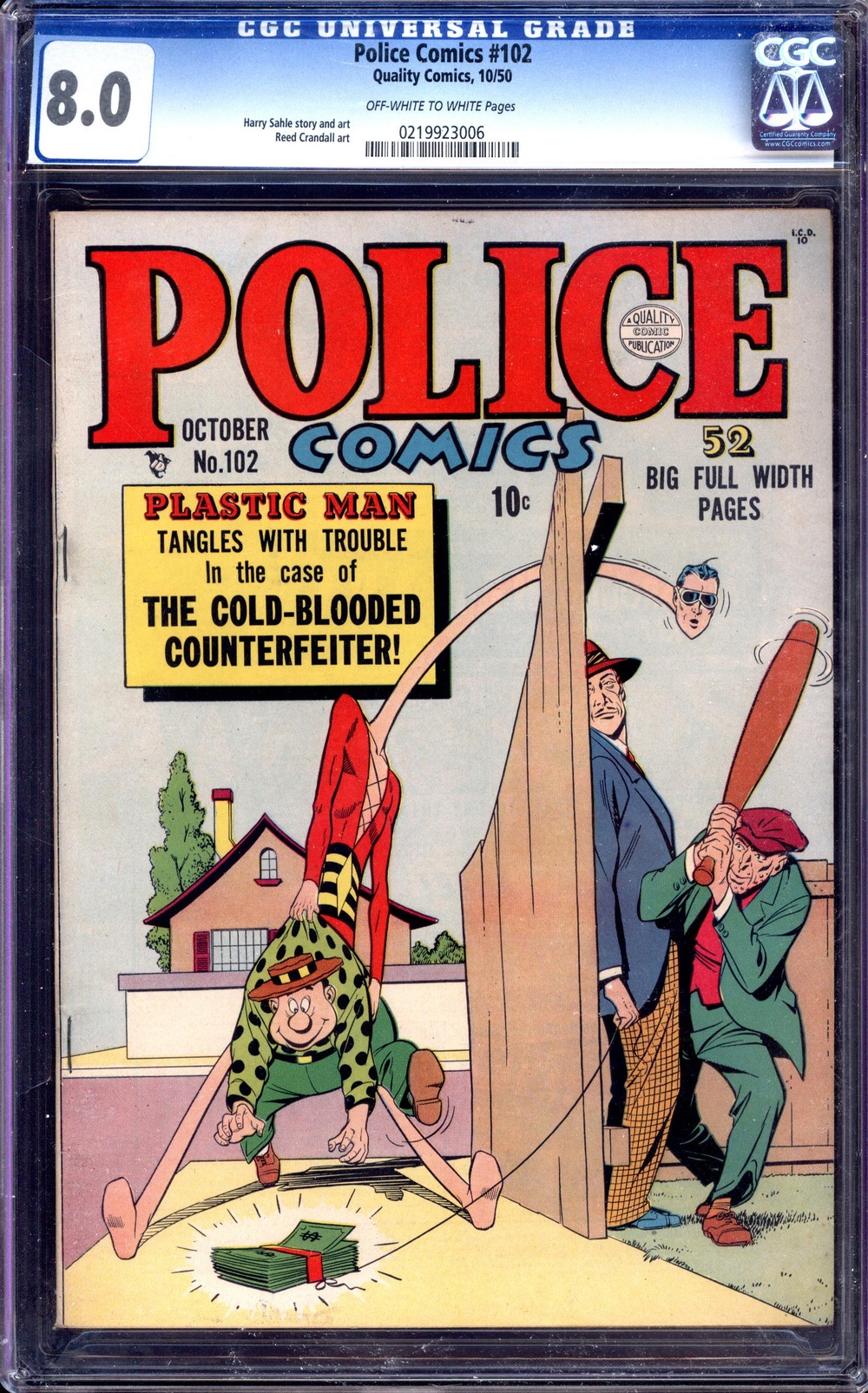 Cover of Police Comics #102