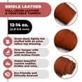 thumbnail image 4 of European Leather Works 12-14 oz4.8-5.6 mm Bridle Veg Tan Leather Pieces Cowhide Black 2PCS 2.5-4 SQ FT Tooling Thick Leather Material Sheets Belts, Holster, Saddle, Scraps, Shapes, Crafting, 4 of 12