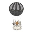 thumbnail image 2 of Sweet Melody Designs 25x32 Gold Ornate Wood Framed with Double Matting Museum Art Print Titled - Woodland Hot Air Balloon 1, 2 of 4