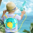 thumbnail image 3 of Gwong Juguete 1900 ml Rango de tiro de tiro Agua Pasero Mochila Tipo ABS Lindo Elefante Forma Squirt Agua Lucha Juguete Para Niños Gwong 30011821, 3 of 6