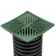 thumbnail image 3 of Rejilla de desagüe cuadrada NDS de 6 pulgadas para tubos de 3 y 4 pulgadas, color verde, 3 of 5