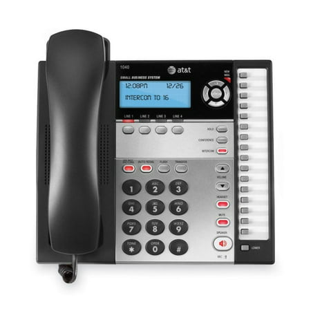 AT&T 1040 4-Line Expandable Corded Small Business (Best Office Phones For Small Business)