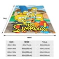 thumbnail image 2 of Simpsons Bed Blanket Super Soft Fleece Throw Blanket Lightweight Warm Cozy Cartoon Blankets Gifts for Kids Adults 40"x30", 2 of 8