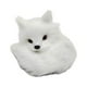 thumbnail image 1 of Yoone Lindo Simulación Zorro Encantador Mini Animal Realista Figura de Peluche Juguete Adorno Plástico Piel Sintética Fo, 1 of 7