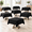 Black-52" x 52" (10 Pack), variant on 10 Pack Rectangle Tablecloths 90x156 Inch For 8ft Tables