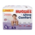 thumbnail image 2 of Pañal Desechable Huggies Ultraconfort Etapa 5 Niña (60 x 3) 180pz, 2 of 6