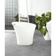 thumbnail image 4 of Umbra Skinny Trash Can, Sleek & Stylish Small Bathroom Trash Can, 2 Gallon Capacity, 4 of 7