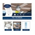 thumbnail image 2 of Harbor Breeze Seaholme Brushed Nickel 52-in Indoor/Outdoor Ceiling Fan (5-Blade), 2 of 6