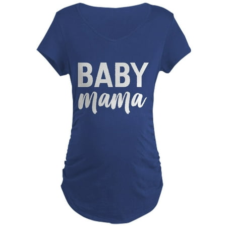 

CafePress - Baby Mama Maternity T Shirt - Maternity Dark T-Shirt