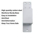 thumbnail image 4 of 2X4 Reinforced Door Barricade Brackets for Home Security - White, 4 of 9