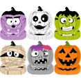 thumbnail image 1 of wonima02 48Pcs Halloween Paper Plates, Ghost Devil Halloween Party Plates, 9 Inch Disposable Pumpkin Dessert Plates for Holiday Decorations Dinner Tableware, 1 of 1