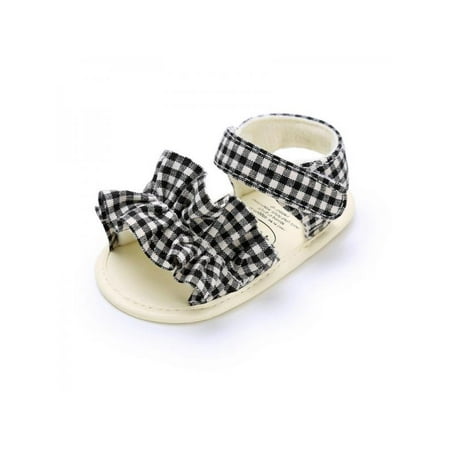 

Baby Girls Anti-Slip Bow Shoes Sandals Toddler Soft Soled First Walkers