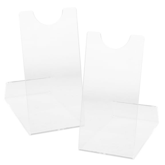 BALAHAPY Sword Display Rack 2Pcs Acrylic Transparent Square for Collectors Fans 5.97X5.50X2.75in