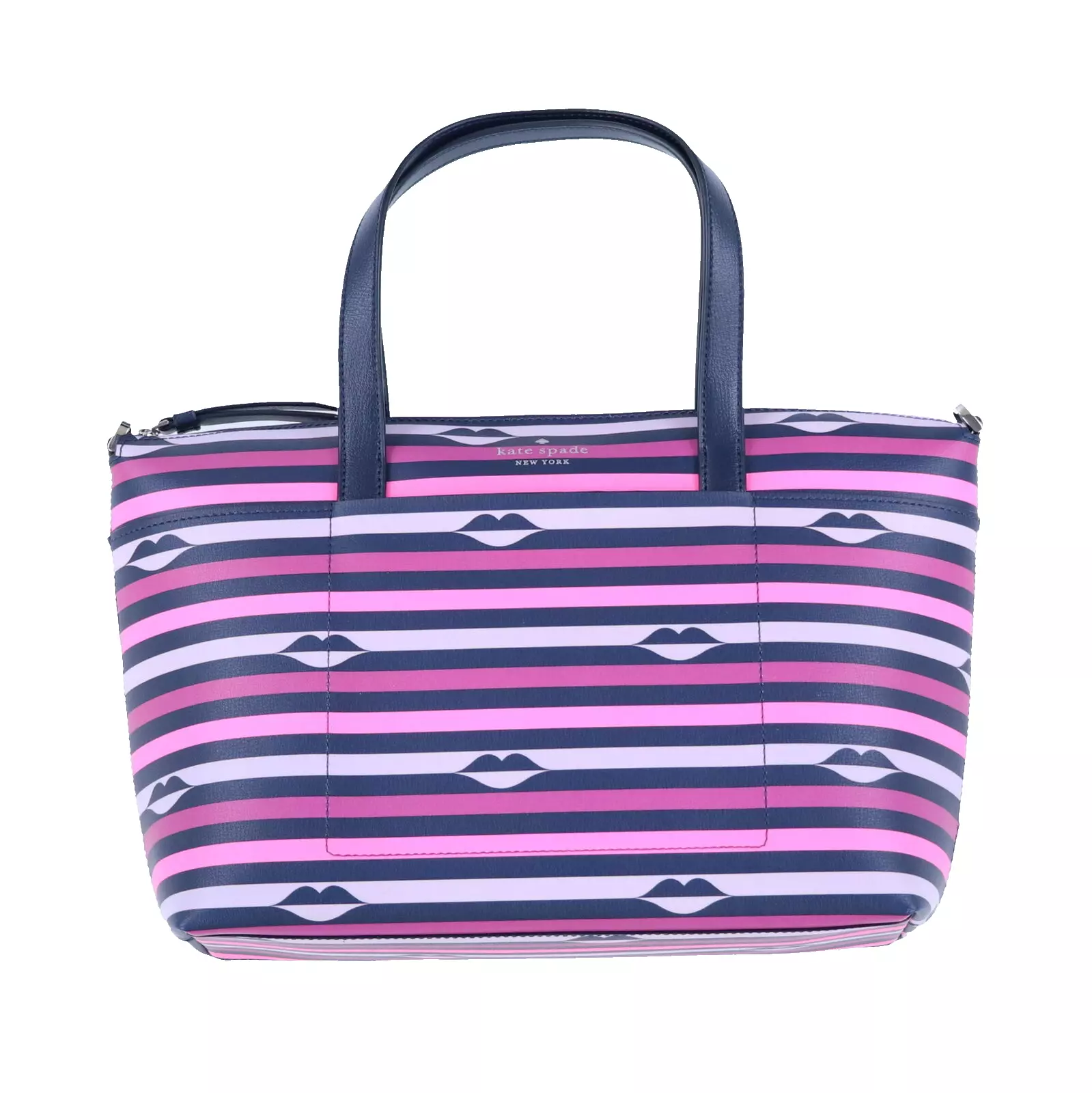 Kate Spade New York Purse Patrice Satchel (Pink Stripe Multi)