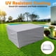 thumbnail image 3 of Funda para mesa de patio Dinheiro plateada, funda Oxford 210D para caja de terraza, funda para mesa de exterior, funda impermeable para muebles para sofá, mesa de centro y sillas, 3 of 6