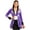 Purple, variant on Women Halloween Velvet Swallow-Tailed Coat Victorian Tailcoat Jacket Cosplay Black XXL