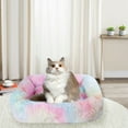 thumbnail image 5 of Plush Dog Bed Calming Puppy Cat Pet Beds Pad Soft Warm Sleeping Kennel, 5 of 6