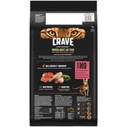 Crave Grain Free Indoor Natural Dry Cat Food With High Protein From Chicken & Salmon, 10 Lb. Bag