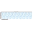 thumbnail image 3 of Ambesonne Abstract Fabric by the Yard Upholstery, Modern Art Feather in Wind, 5 Yards, Soft Blue Off White, 3 of 5
