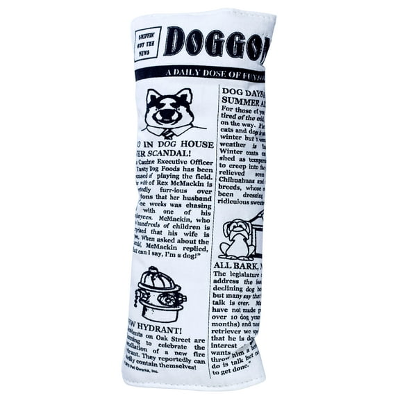 Pet Qwerks Krinkle Newspaper Dog Toy, Large